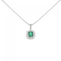PT エメラルド ネックレス 0.86CT