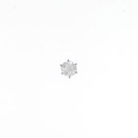【リメイク】PT ダイヤモンド ピアス 片耳 0.513CT E I1 VG