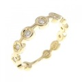 K18YG ダイヤモンド リング 0.24CT