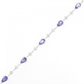 PT タンザナイト ブレスレット 3.11CT