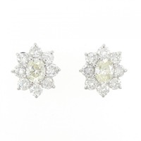 PT ダイヤモンド ピアス 1.82CT