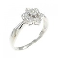 PT フラワー ダイヤモンド リング 0.51CT