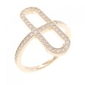 エルメス エヴァー シェーヌダンクル リング 0.24CT