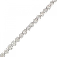 K18WG ダイヤモンド ブレスレット 5.00CT