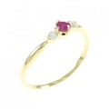 K18YG ルビー リング