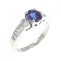 PT サファイヤ リング 0.78CT