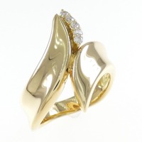 K18YG ダイヤモンド リング 0.10CT