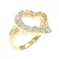 K18YG ハート ダイヤモンド リング 0.50CT