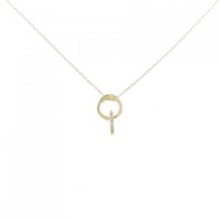 K18YG ダイヤモンド ネックレス 0.01CT
