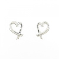 ティファニー ラビングハート ミニ ピアス