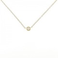 K18YG ダイヤモンド ネックレス 0.03CT