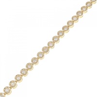 K18YG ダイヤモンド ブレスレット 1.00CT
