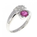 PT ルビー リング 0.65CT