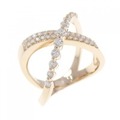 K18PG ダイヤモンド リング 0.62CT