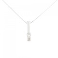 K18WG ダイヤモンド ネックレス 0.329CT