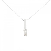 K18WG ダイヤモンド ネックレス 0.329CT