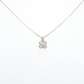 K18YG フラワー ダイヤモンド ネックレス 1.00CT