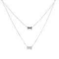 K18WG ダイヤモンド ネックレス 0.22CT
