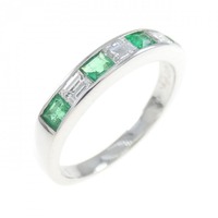 PT エメラルド リング 0.31CT