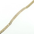 【新品】K18YG ダイヤモンド ブレスレット 0.36CT