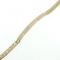 【新品】K18YG ダイヤモンド ブレスレット 0.36CT