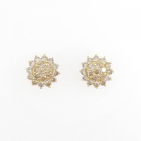 K18YG ダイヤモンド ピアス 1.00CT