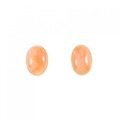 【新品】K18YG サンゴ ピアス 7.0CT