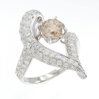 PT ダイヤモンド リング 1.118CT