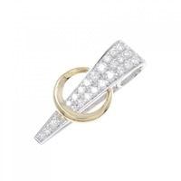 PT/K18YG ダイヤモンド ペンダント 0.50CT
