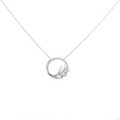 ティファニー ヴァイン サークル ネックレス 0.39CT