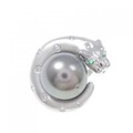 750WG ヒョウ 黒蝶パール ペンダント 10.3mm