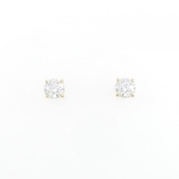 【リメイク】K18YG/ST ダイヤモンド ピアス 0.302CT 0.315CT D VS2 EXT