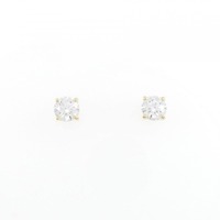 【リメイク】K18YG/ST ダイヤモンド ピアス 0.302CT 0.315CT D VS2 EXT