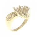 K18YG ダイヤモンド リング 0.29CT
