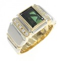 K18YG/PT トルマリン リング 2.09CT
