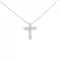 PT クロス ダイヤモンド ネックレス 1.007CT