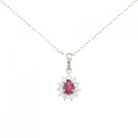 PT ルビー ネックレス 0.48CT