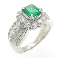 PT エメラルド リング 0.905CT