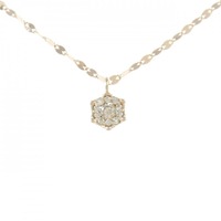 K18PG ダイヤモンド ネックレス 0.31CT