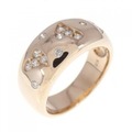 K18PG ハート ダイヤモンド リング 0.24CT