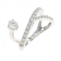 K18WG ダイヤモンド リング 0.17CT