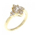 K18YG ダイヤモンド リング 0.935CT