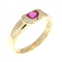 K18YG ルビー リング 0.25CT