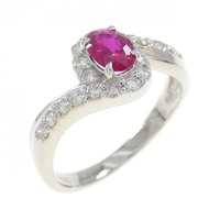 PT ルビー リング 0.45CT