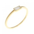 K18YG ダイヤモンド リング 0.08CT