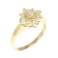 K18YG ダイヤモンド リング 0.57CT