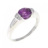 PT ガーネット リング 0.83CT