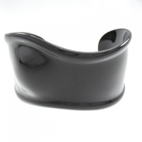 ティファニー ブラック ボーン カフ バングル