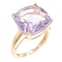 K18PG アメジスト リング 6.25CT