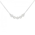 K18WG ダイヤモンド ネックレス 0.35CT